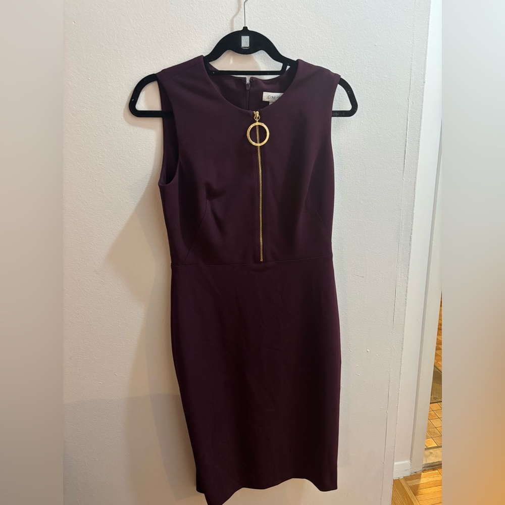 Calvin Klein Women's Dress in Deep Purple